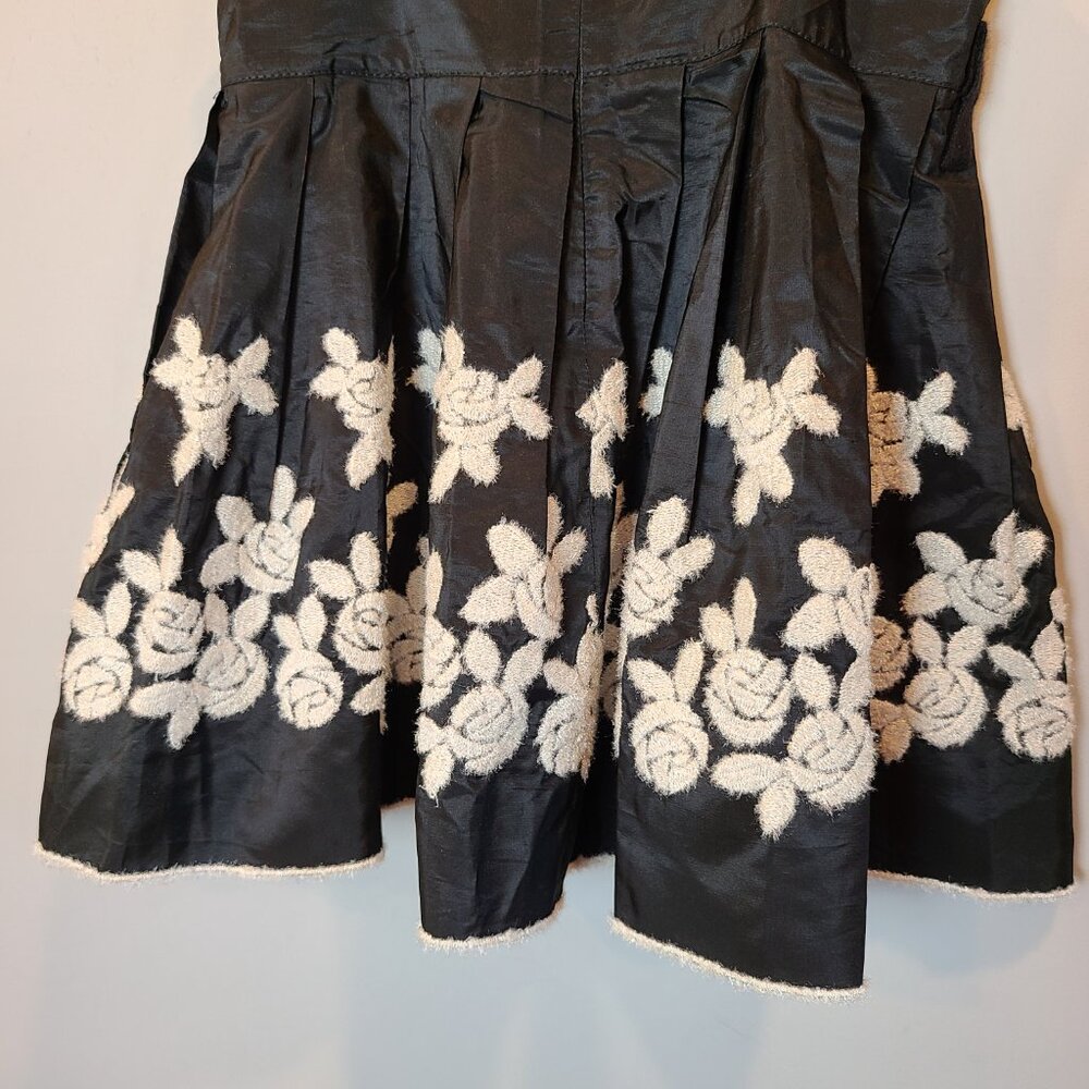 MonnaLisa Chic Dress Made in Italy Black Pleated Girls 10 - Picture 6 of 11